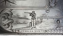 (C) ITHACA 4-E TRAP 12 GAUGE SINGLE SHOT SHOTGUN.