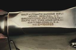 (N) TRULY STELLAR AND SUPURB ORIGINAL COLT COMMERCIAL MODEL 1919 BROWNING AUTOMATIC RIFLE (B.A.R) MA