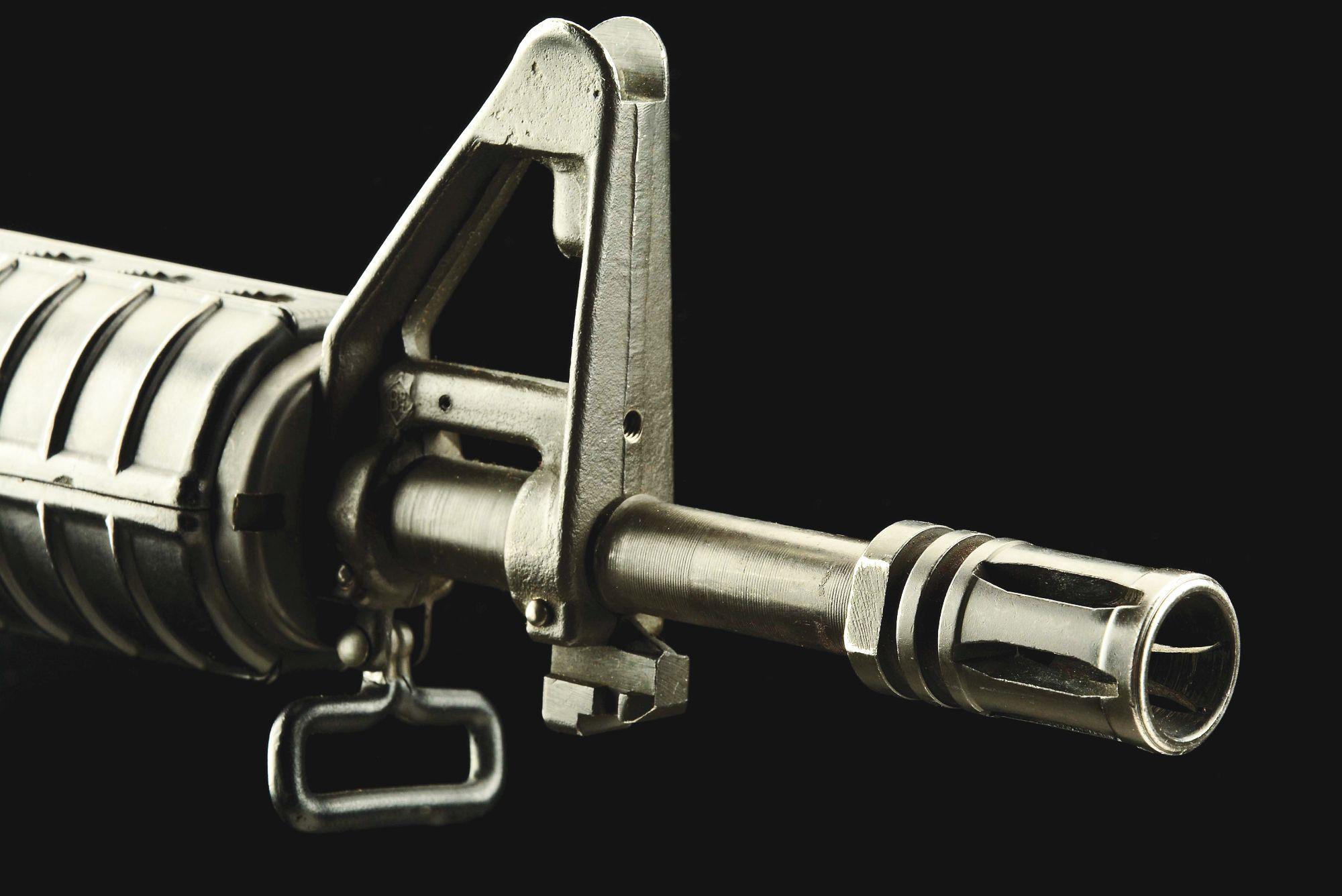 (N) H.T. ARMORY REGISTERED COLT AR-15 A2 SPORTER II (M-16) MACHINE GUN (FULLY TRANSFERABLE).