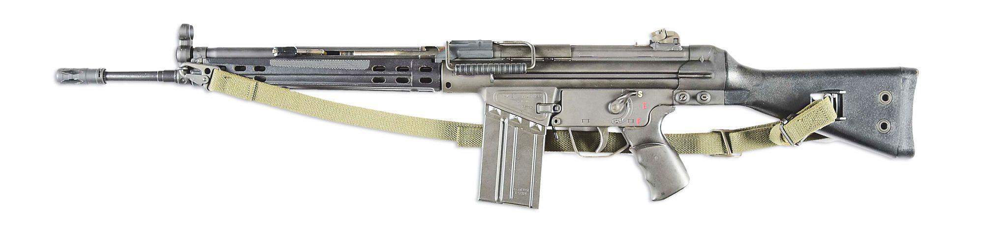 (N) HECKLER & KOCH HK 91 CONVERTED BY OZARK TO G3 MACHINE GUN (FULLY TRANSFERABLE).
