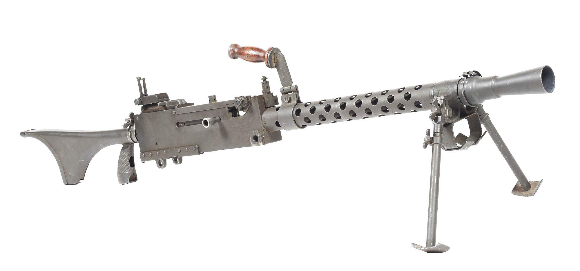 (N) HIGHLY DESIRABLE RAMO REGISTERED SIDEPLATE BROWNING MODEL 1919A6 MACHINE GUN ON ADAPTED LIGHTWEI
