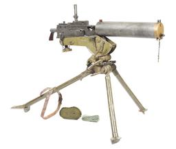 (N) INTERESTING “U.S.” MANUFACTURED BROWNING 1917A1 WATER COOLED MACHINE GUN WITH TRIPOD (FULLY TRAN