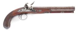 (A) A FINE CASED JOSEPH MANTON FLINTLOCK PISTOL.