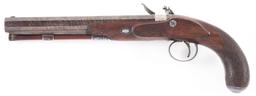 (A) A FINE CASED JOSEPH MANTON FLINTLOCK PISTOL.