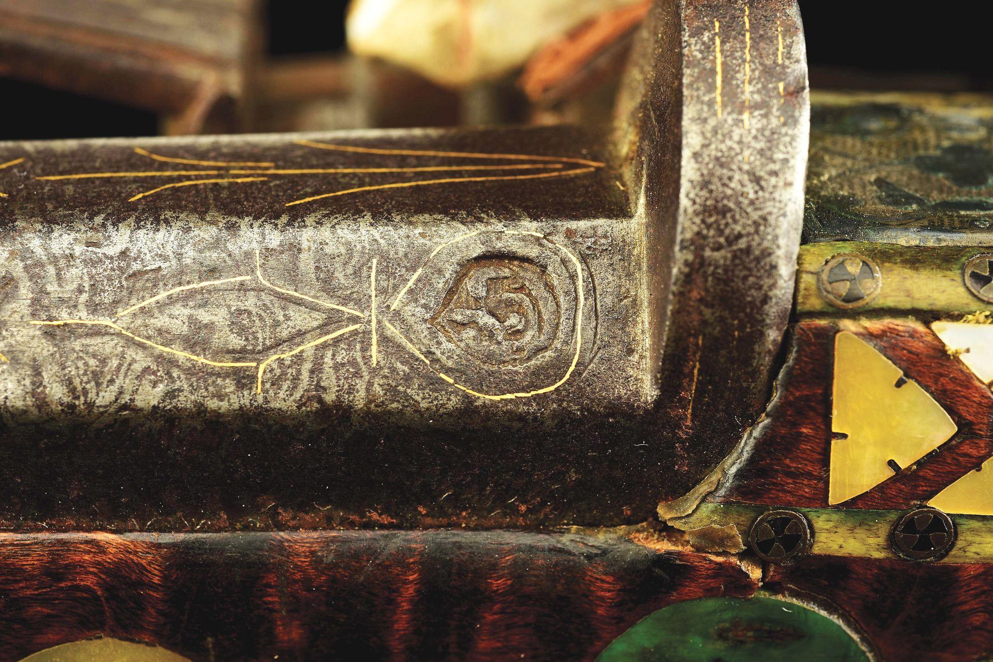 (A) AN ATTRACTIVE AND HIGHLY DECORATED CAUCASIAN MIQUELET LOCK RIFLE.