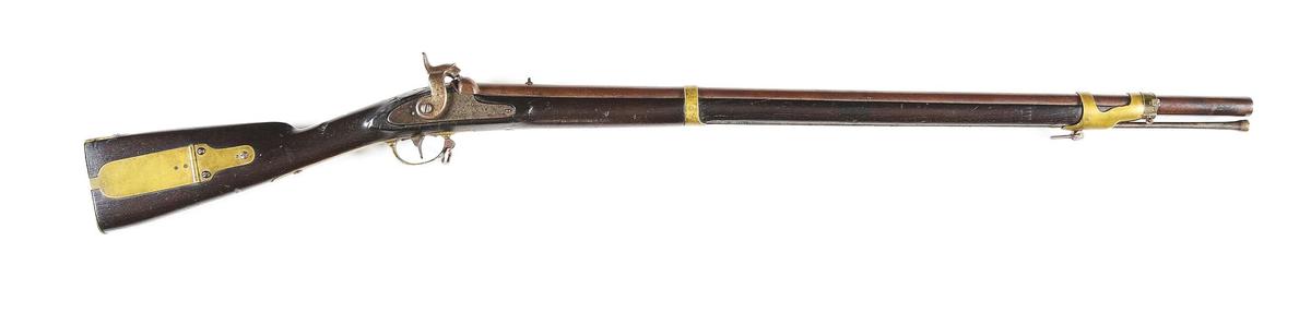(A) CONFEDERATE MADE COPY OF 1841 MISSISSIPPI RIFLE MARKED MANTON, FORMER BEN MICHEL COLLECTION.