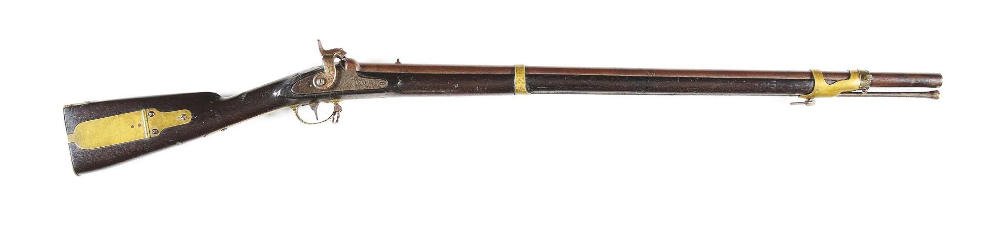 (A) CONFEDERATE MADE COPY OF 1841 MISSISSIPPI RIFLE MARKED MANTON, FORMER BEN MICHEL COLLECTION.