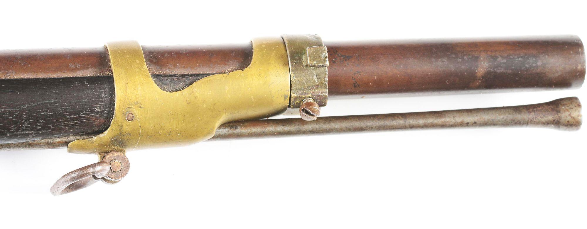 (A) CONFEDERATE MADE COPY OF 1841 MISSISSIPPI RIFLE MARKED MANTON, FORMER BEN MICHEL COLLECTION.