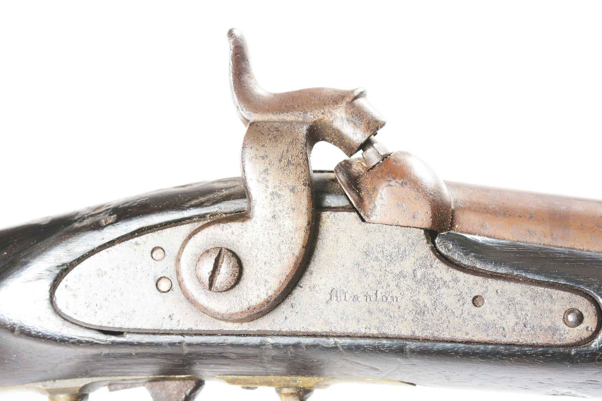 (A) CONFEDERATE MADE COPY OF 1841 MISSISSIPPI RIFLE MARKED MANTON, FORMER BEN MICHEL COLLECTION.