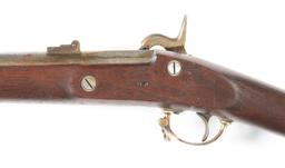 (A) FINE SAVAGE MODEL 1861 .58 CALIBER NEW JERSEY CONTRACT RIFLED MUSKET DATED 1863.