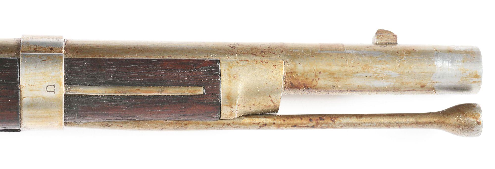 (A) FINE SAVAGE MODEL 1861 .58 CALIBER NEW JERSEY CONTRACT RIFLED MUSKET DATED 1863.