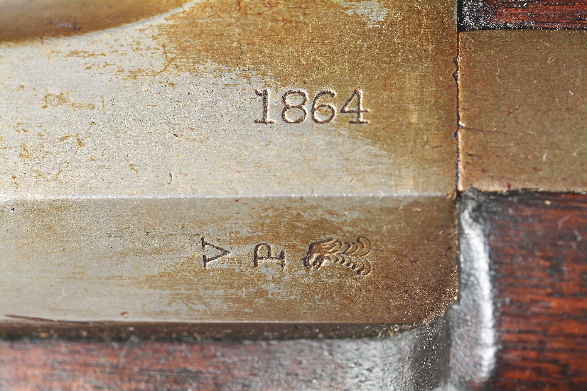 (A) FINE AND SCARCE E. ROBINSON NEW YORK MODEL 1861 .58 CALIBER CONTRACT RIFLED MUSKET DATED 1864.