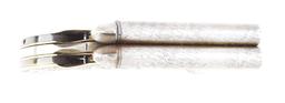 (A) ELABORATE .36 CALIBER DOUBLE BARRELED KNIFE PISTOL WITH CASE.