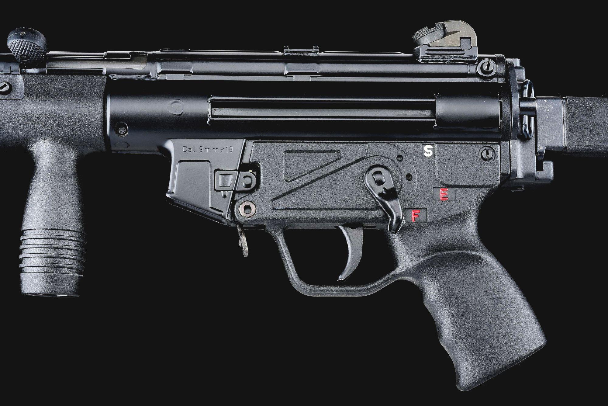 (N) HK SP89 HOST GUN CONVERTED TO AN MP5K-N MACHINE GUN WITH FLEMING FIREARMS AUTO SEAR. (FULLY TRAN