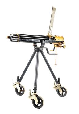 (M) VALLEY MACHINE COMPANY REPRODUCTION FULL SIZE .45-70 GATLING GUN.