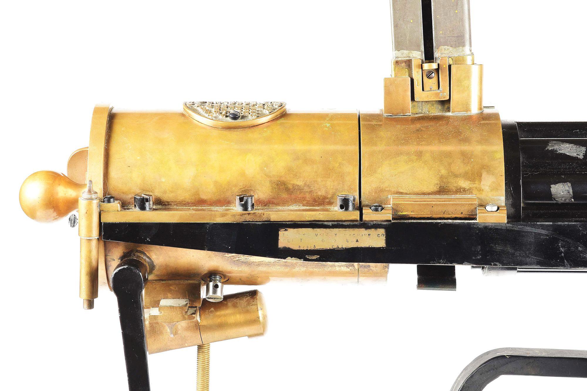 (M) VALLEY MACHINE COMPANY REPRODUCTION FULL SIZE .45-70 GATLING GUN.