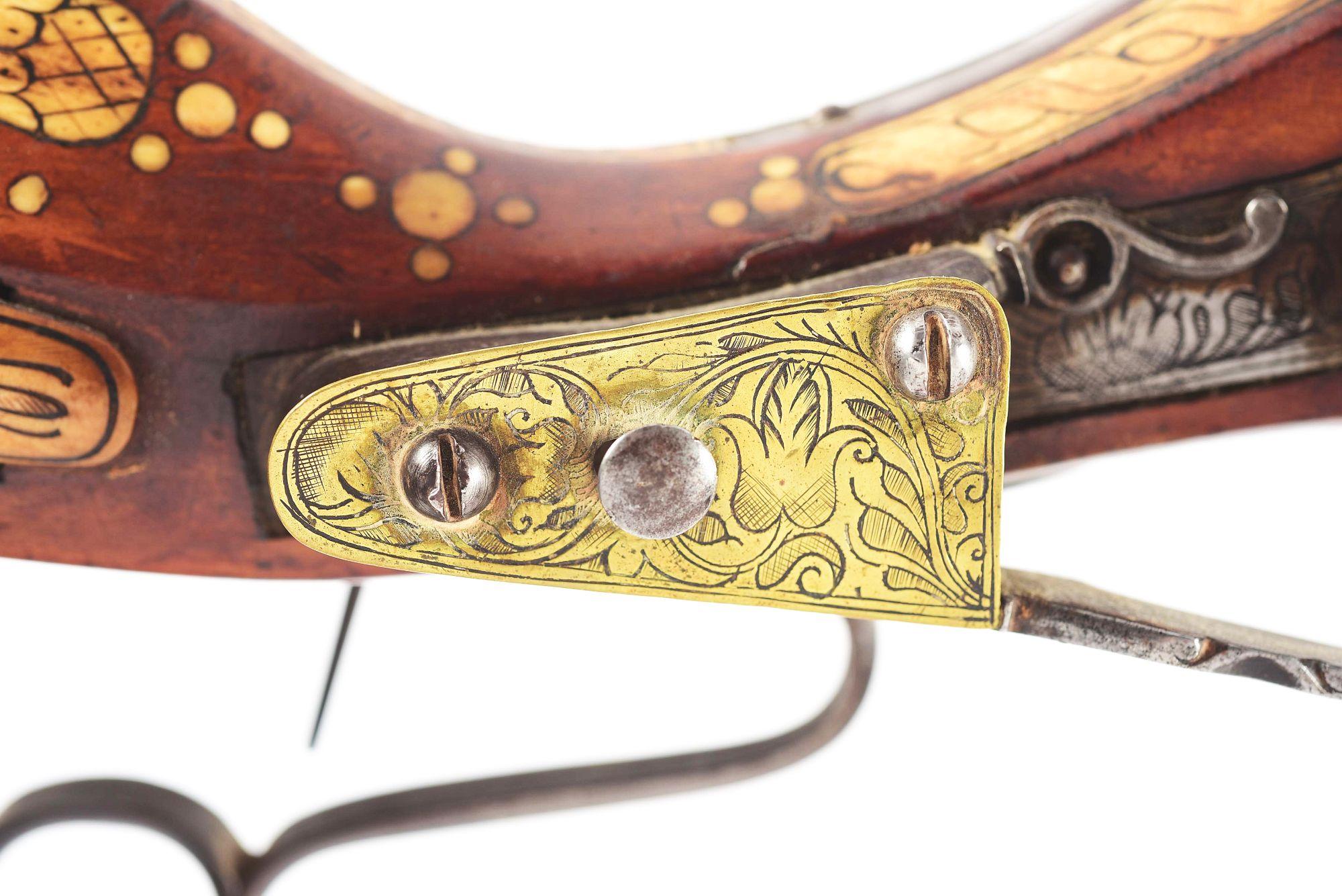 (A) A GOOD SILESIAN TSCHINKE BIRDING RIFLE.
