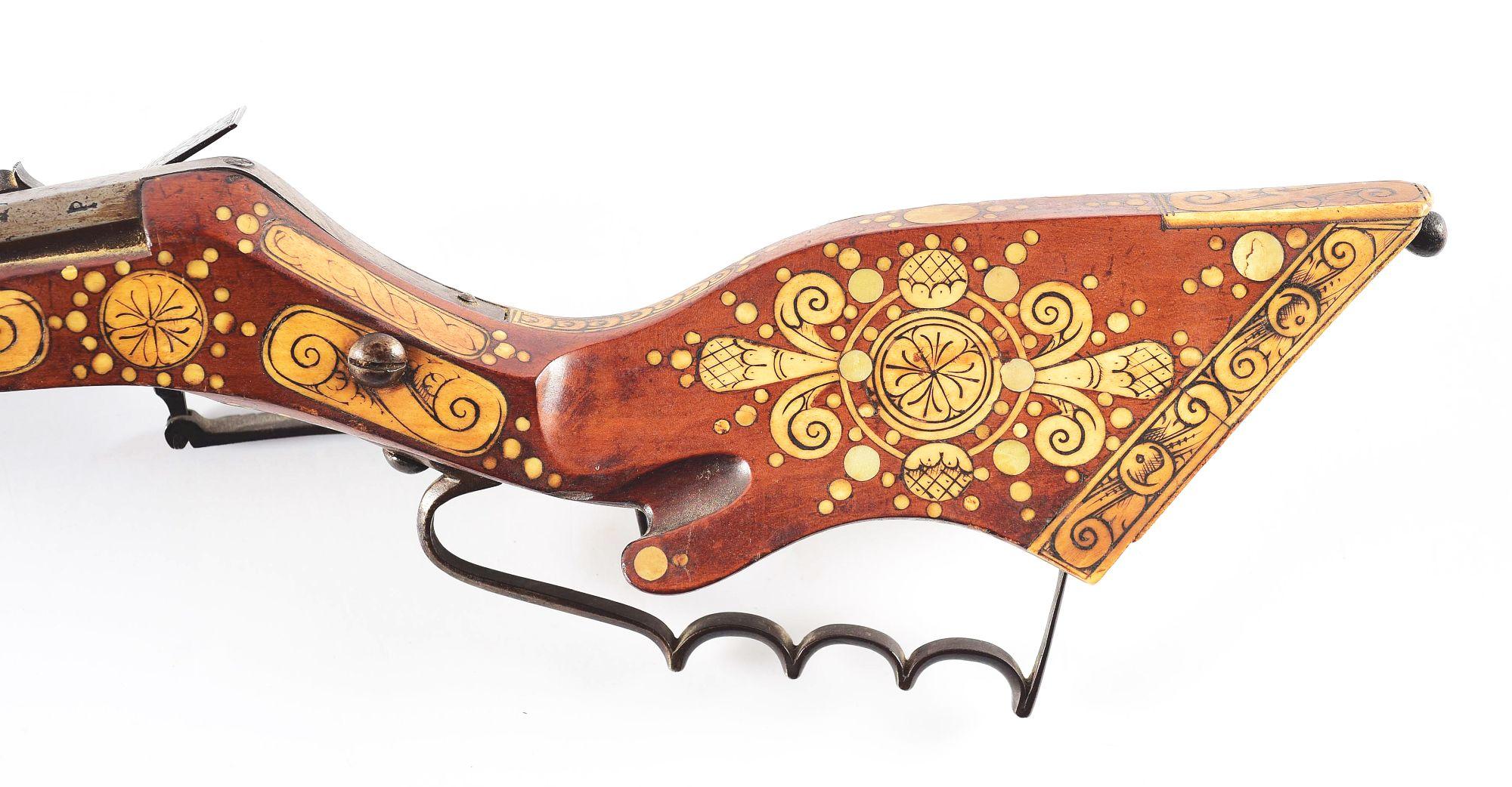 (A) A GOOD SILESIAN TSCHINKE BIRDING RIFLE.