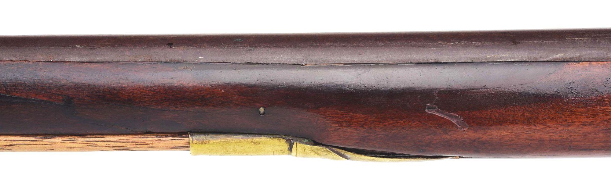 (A) 1771 DATED NEW ENGLAND FLINTLOCK FOWLER ATTRIBUTED TO JOHNSON.