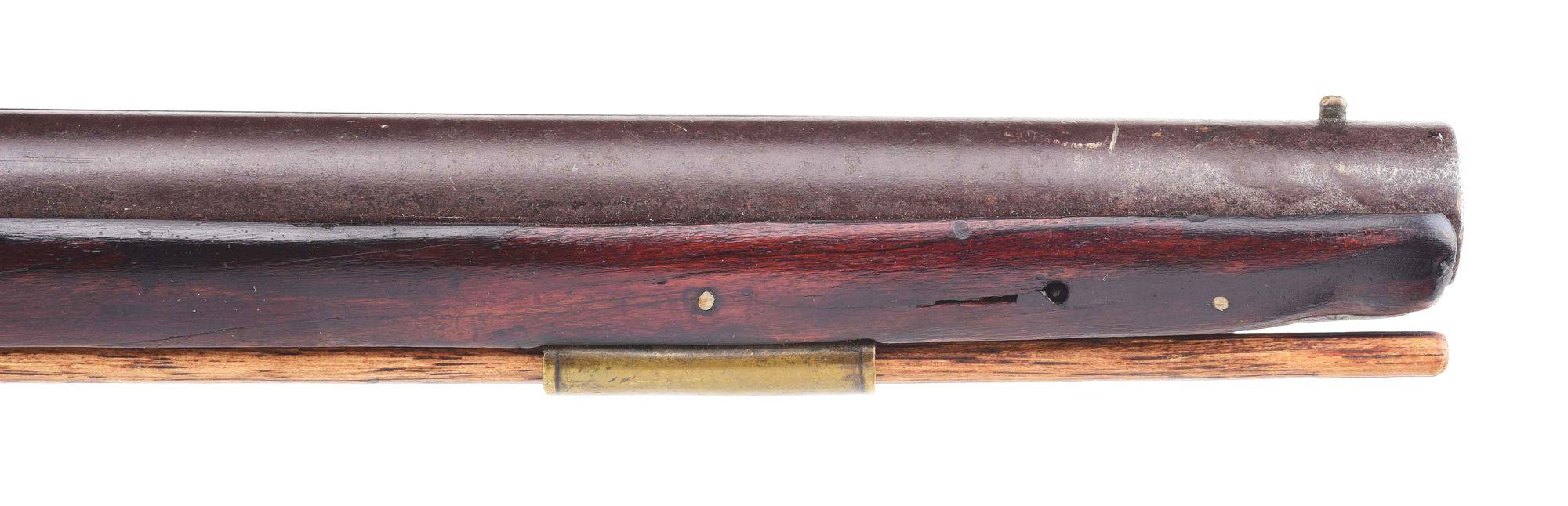 (A) 1771 DATED NEW ENGLAND FLINTLOCK FOWLER ATTRIBUTED TO JOHNSON.