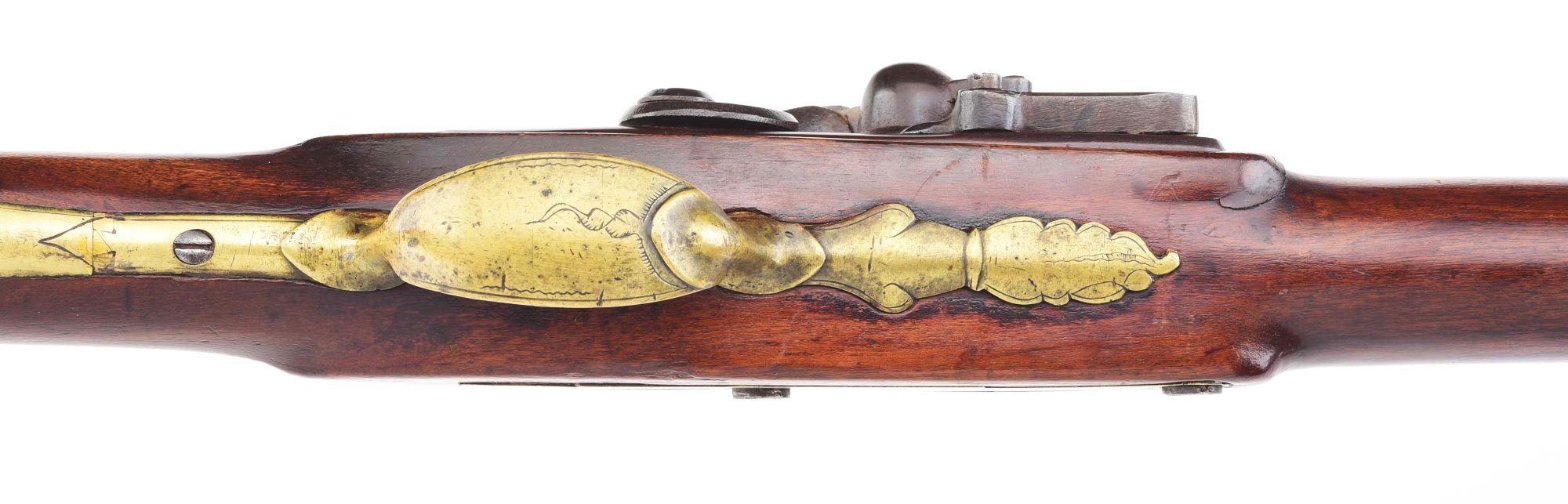 (A) 1771 DATED NEW ENGLAND FLINTLOCK FOWLER ATTRIBUTED TO JOHNSON.