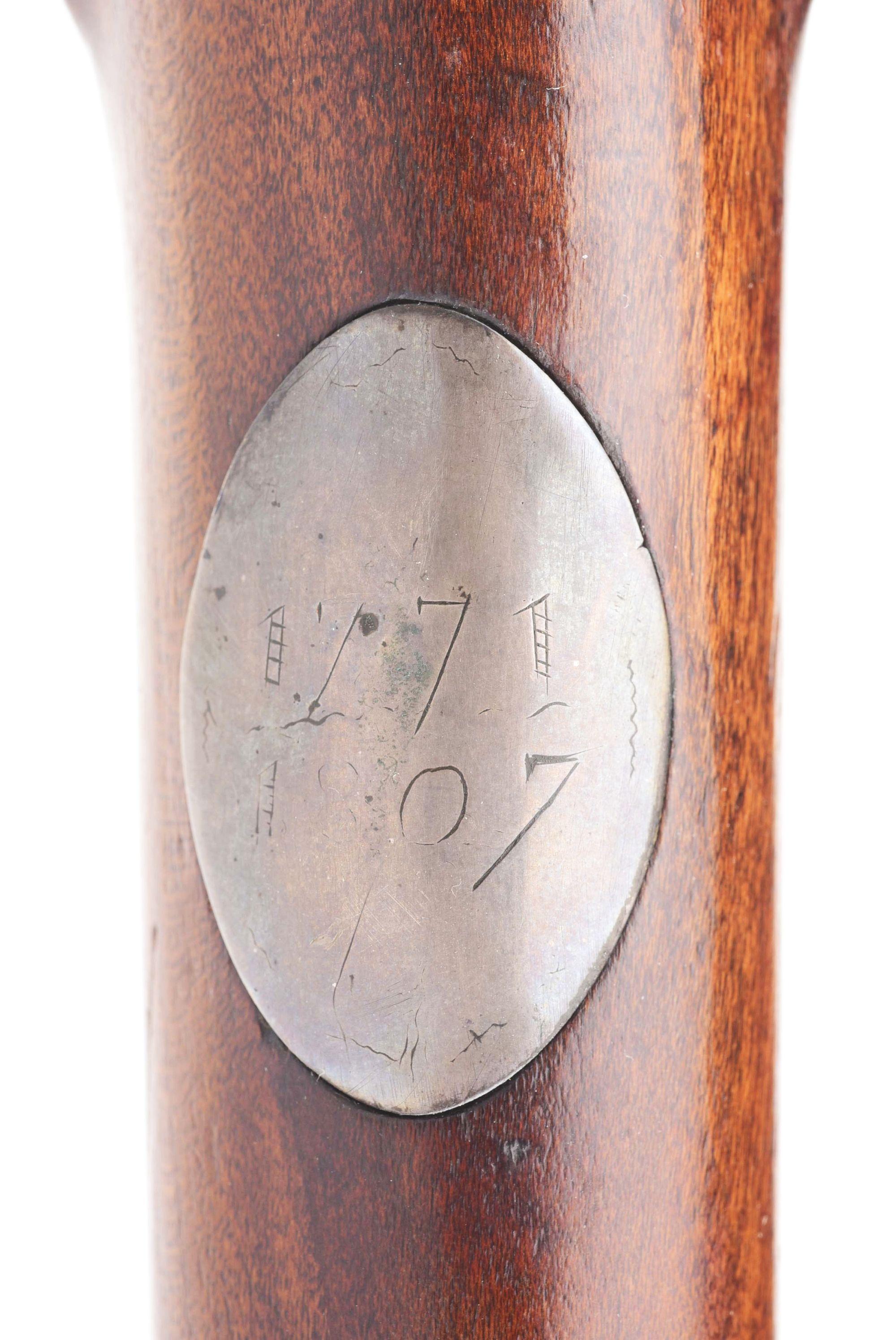 (A) 1771 DATED NEW ENGLAND FLINTLOCK FOWLER ATTRIBUTED TO JOHNSON.