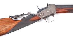 (A) REMINGTON NUMBER 2 ROLLING BLOCK DELUXE TARGET RIFLE.