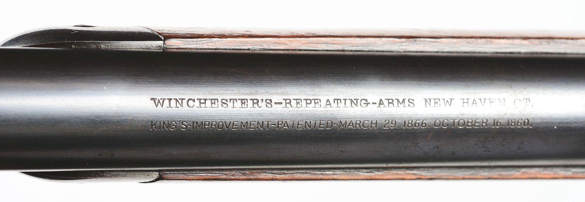 (A) HIGH CONDITION WINCHESTER MODEL 1873 LEVER ACTION RIFLE.