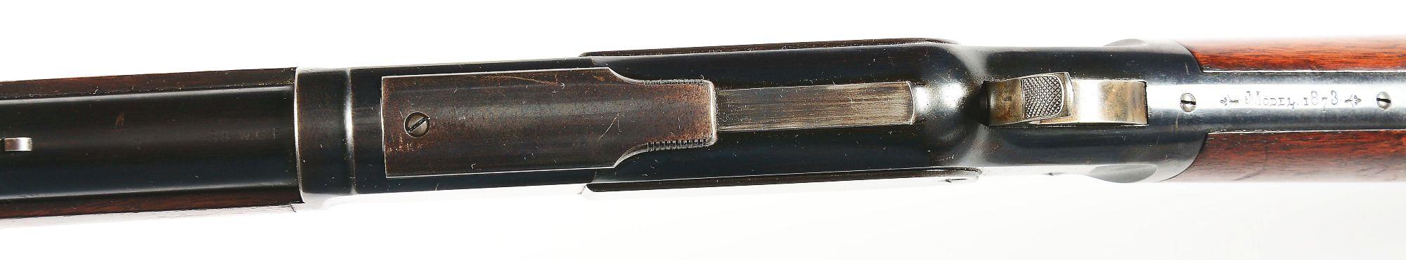 (A) HIGH CONDITION WINCHESTER MODEL 1873 LEVER ACTION RIFLE.