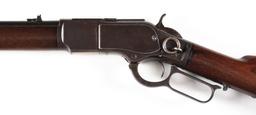 (A) WINCHESTER MODEL 1873 SECOND MODEL SADDLE RING CARBINE.