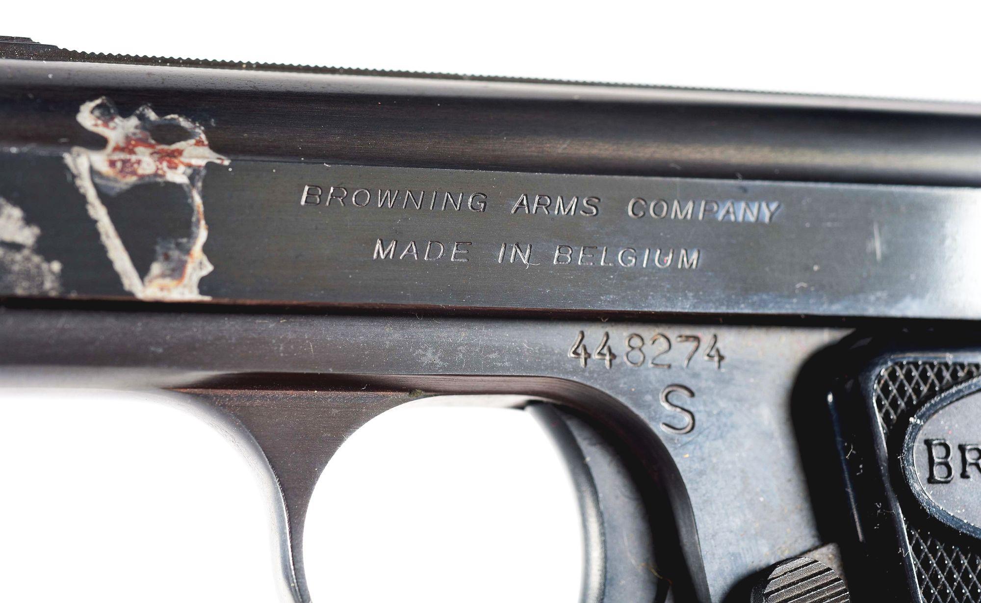 (C) LOT OF 3: CASED GRADE I SET OF BROWNING SEMI AUTOMATIC PISTOLS.