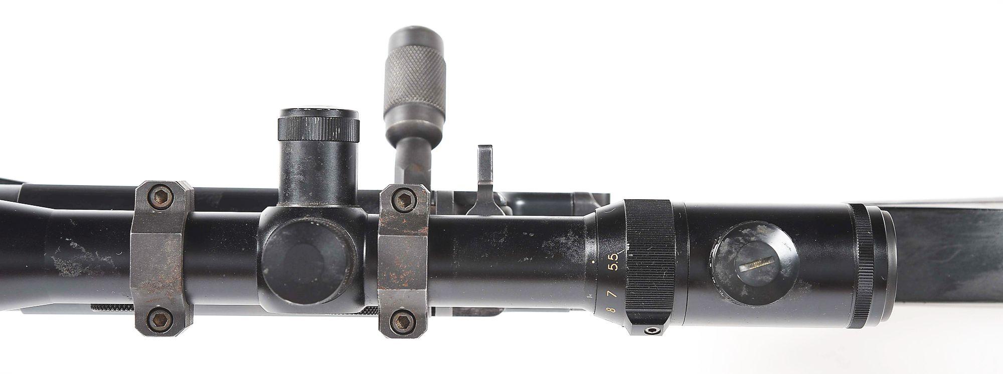 (M) RESEARCH ARMAMENT PROTOTYPE 500 .50BMG SINGLE SHOT BOLT ACTION RIFLE WITH NIGHTFORCE SCOPE.