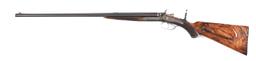 (A) RARE & BEAUTIFUL HOLLAND AND HOLLAND HAMMER .40-60 COLT DOUBLE RIFLE WITH TANG APERTURE SIGHT AN