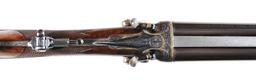 (A) RARE & BEAUTIFUL HOLLAND AND HOLLAND HAMMER .40-60 COLT DOUBLE RIFLE WITH TANG APERTURE SIGHT AN