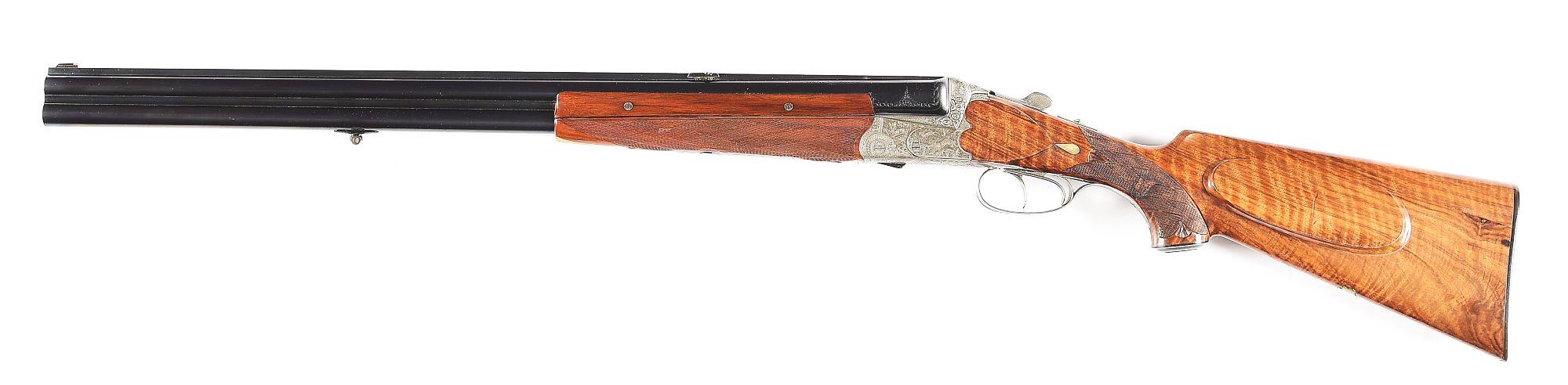 (C) ENGRAVED VINZ URBAS FERLACH RIB DRILLING RIFLE IN 16 GAUGE AND .22 LR.