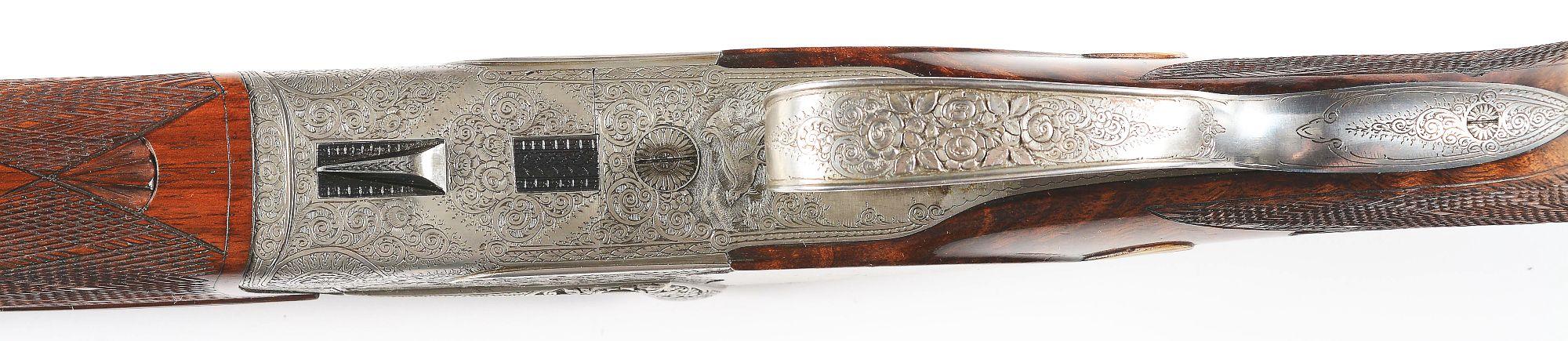 (C) ENGRAVED VINZ URBAS FERLACH RIB DRILLING RIFLE IN 16 GAUGE AND .22 LR.