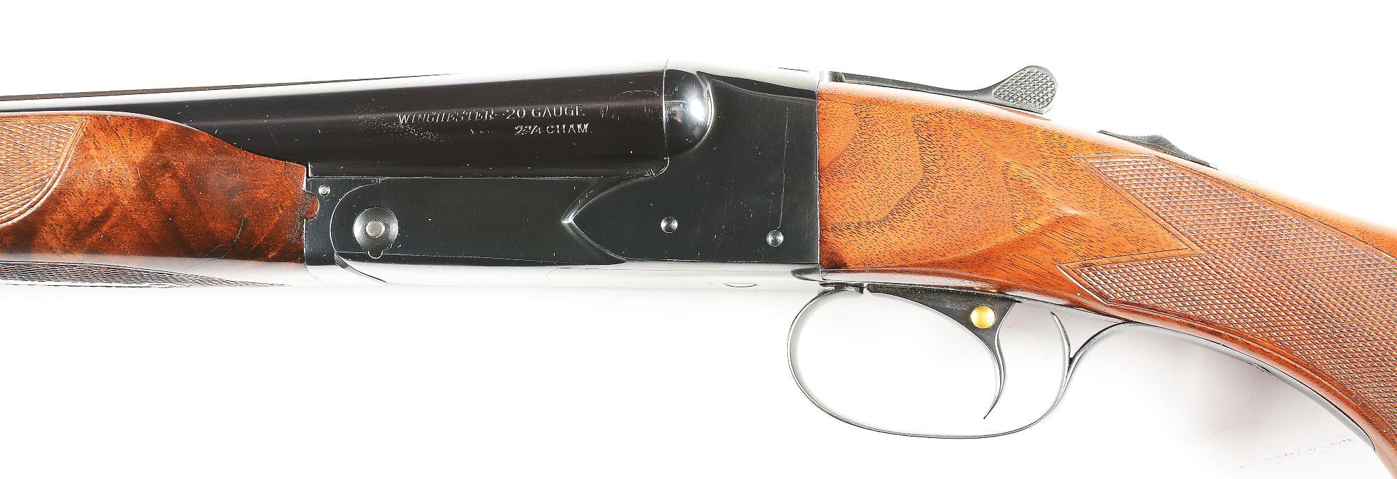 (C) SCARCE WINCHESTER MODEL 21 "TRAP GRADE" 20 BORE SHOTGUN.