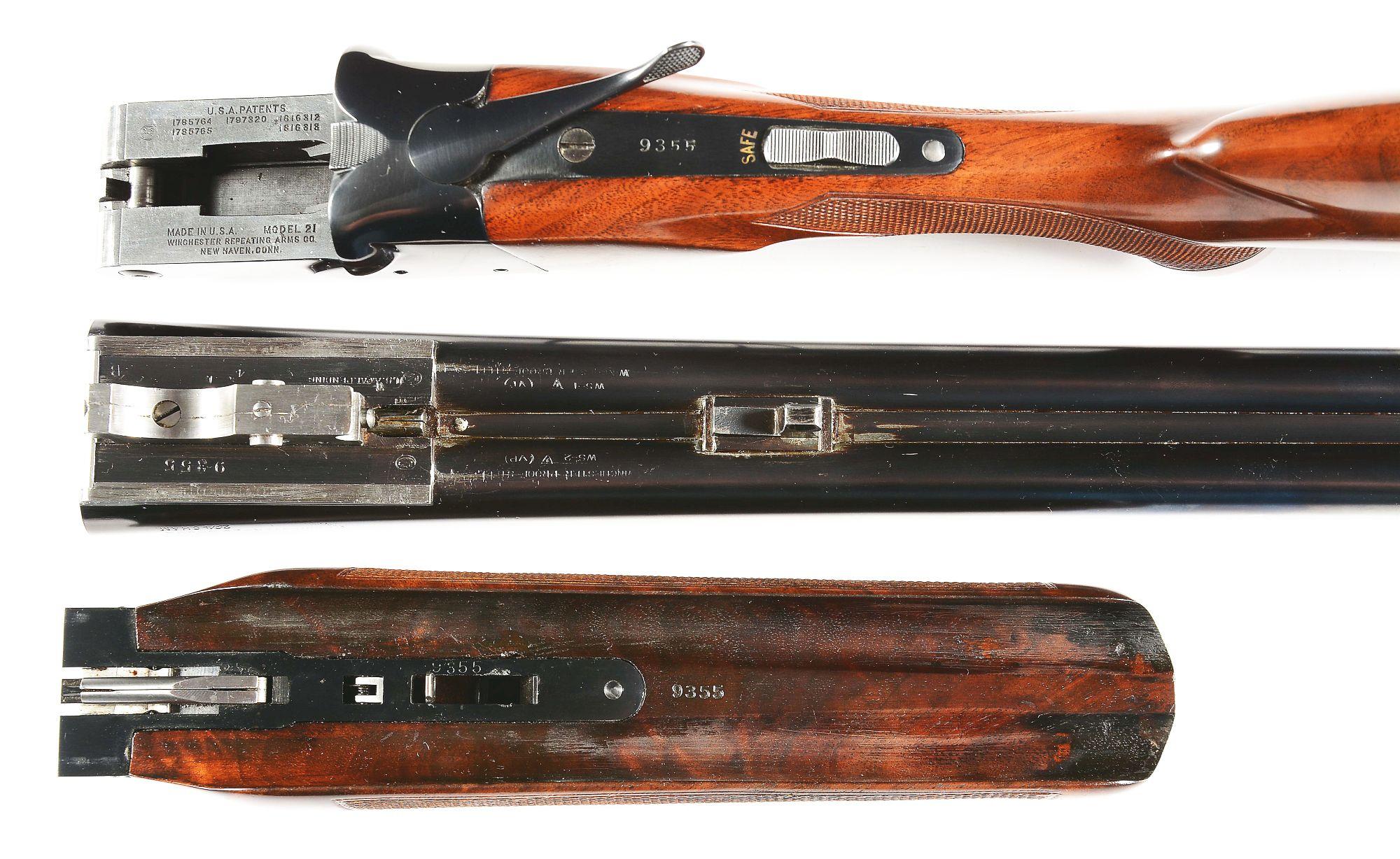 (C) SCARCE WINCHESTER MODEL 21 "TRAP GRADE" 20 BORE SHOTGUN.