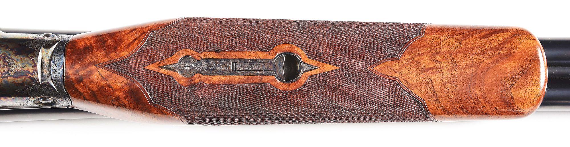 (C) PARKER BROS.CHE GRADE 12 BORE SXS SHOTGUN.