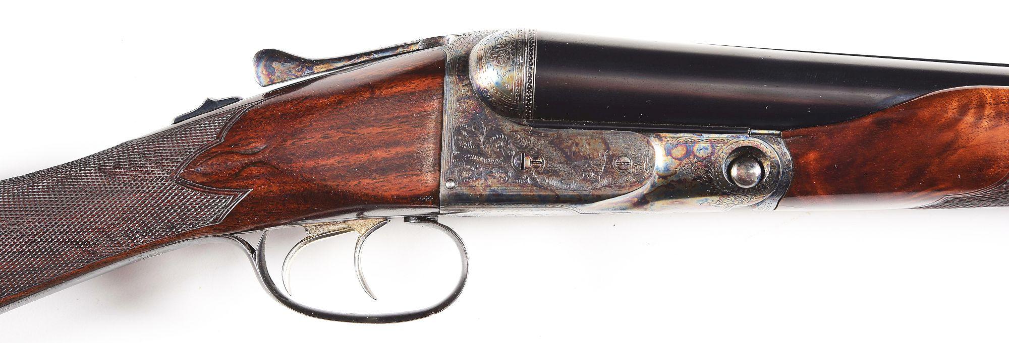 (C) PARKER BROS.CHE GRADE 12 BORE SXS SHOTGUN.