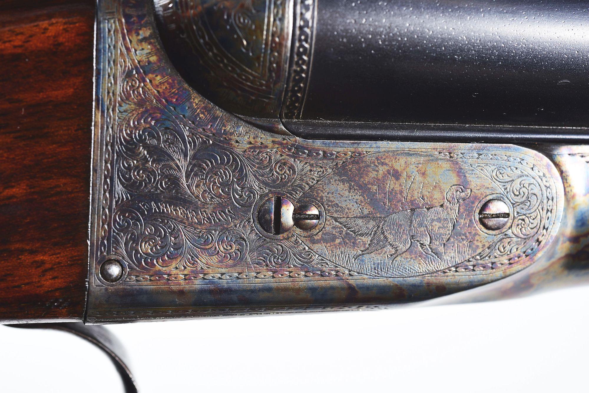 (C) PARKER BROS.CHE GRADE 12 BORE SXS SHOTGUN.