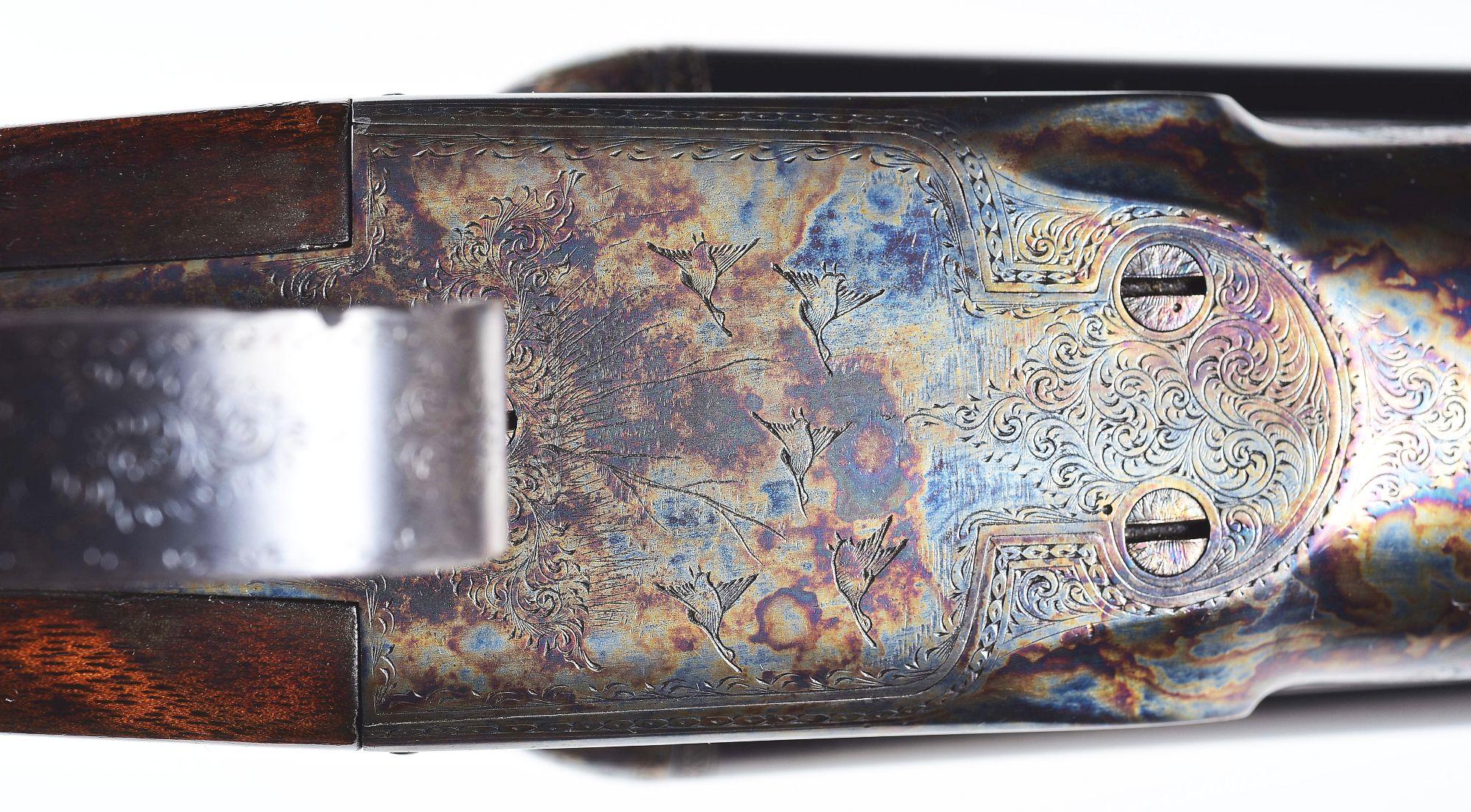 (C) PARKER BROS.CHE GRADE 12 BORE SXS SHOTGUN.