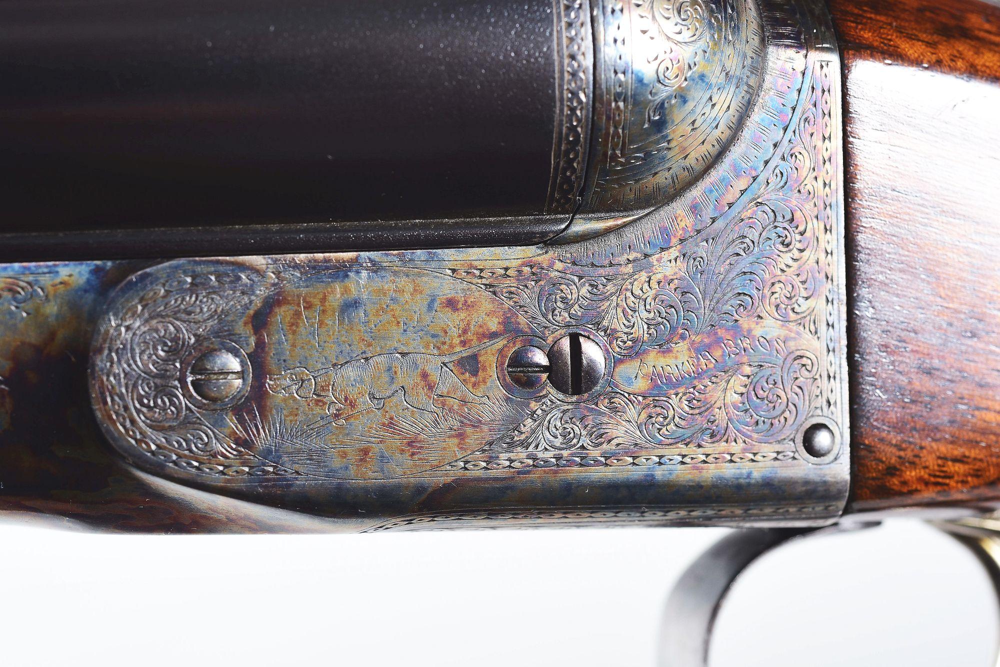 (C) PARKER BROS.CHE GRADE 12 BORE SXS SHOTGUN.