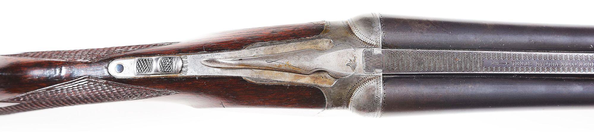 (C) CASED PARKER VHE GRADE 28 GAUGE SXS SHOTGUN WITH EXTRA BUTTSTOCK AND FOREND.