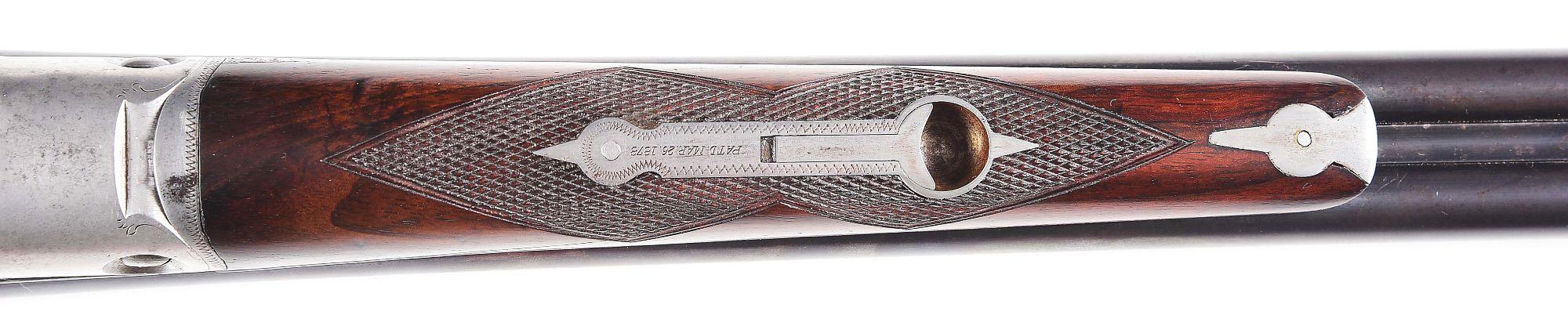 (C) CASED PARKER VHE GRADE 28 GAUGE SXS SHOTGUN WITH EXTRA BUTTSTOCK AND FOREND.