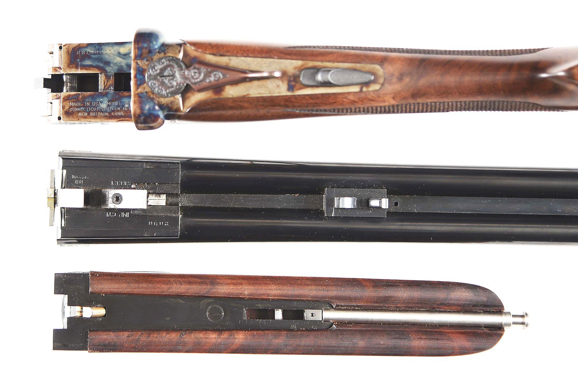 (M) CASED CSMC RBL 28 BORE SXS SHOTGUN.