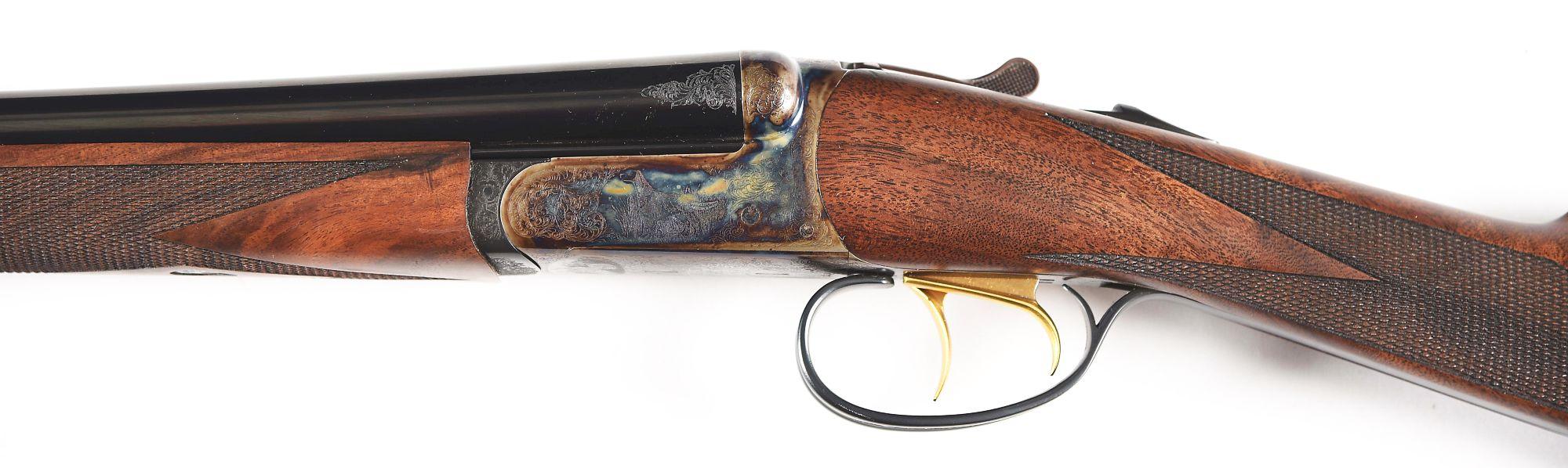 (M) CASED CSMC RBL 28 BORE SXS SHOTGUN.