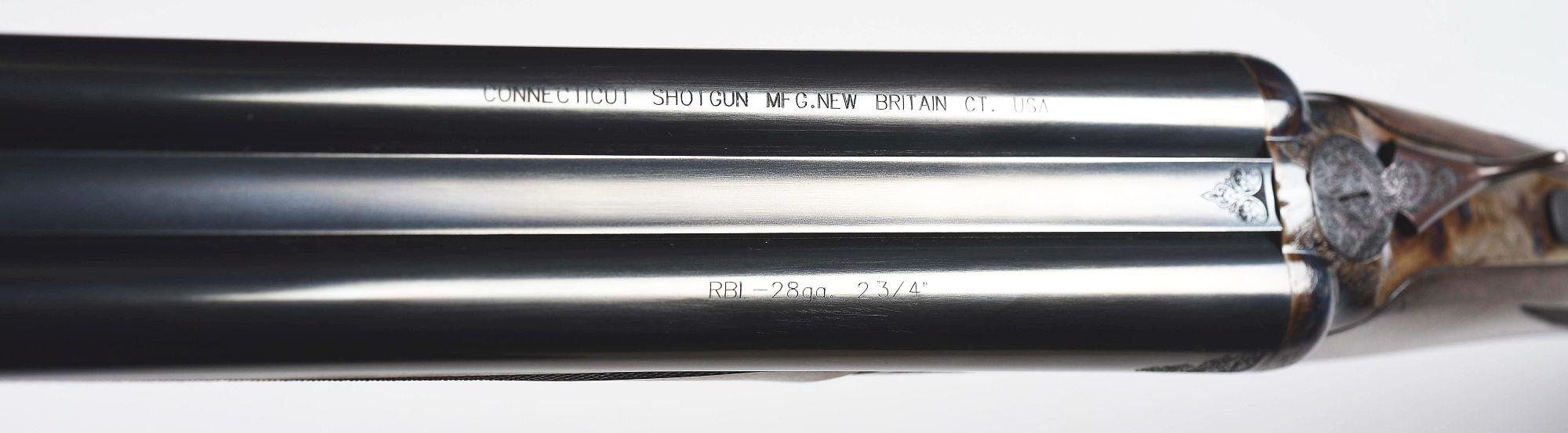 (M) CASED CSMC RBL 28 BORE SXS SHOTGUN.