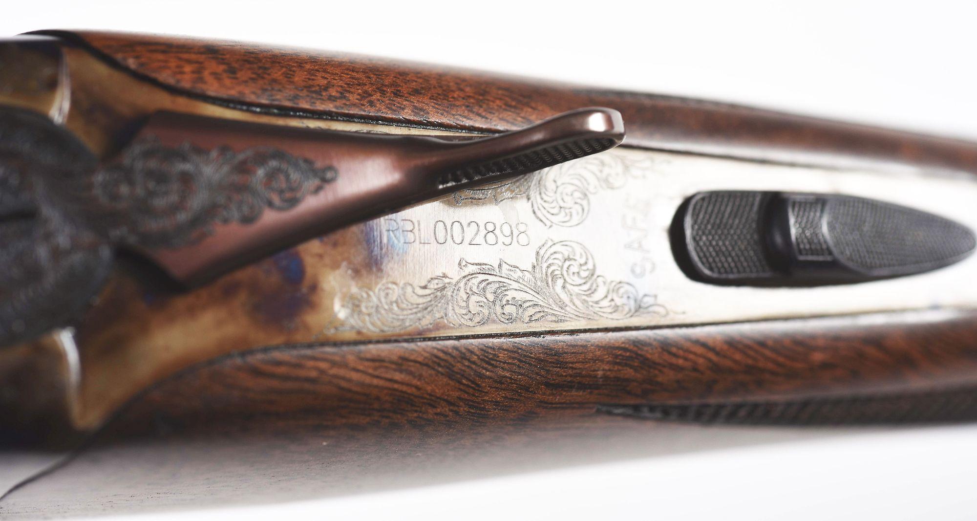 (M) CASED CSMC RBL 28 BORE SXS SHOTGUN.