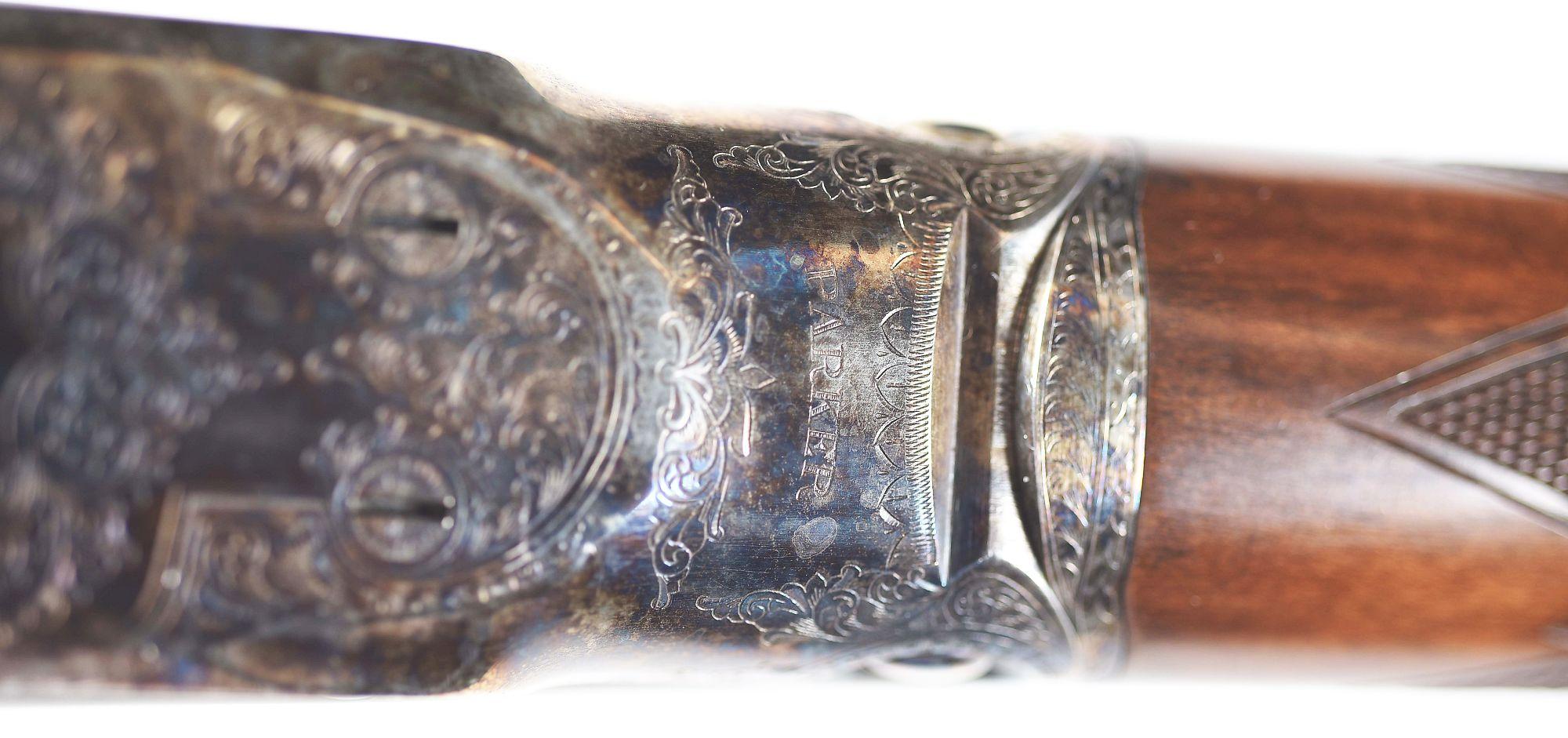 (M) CASED PARKER REPRODUCTION 28 BORE SXS SHOTGUN.